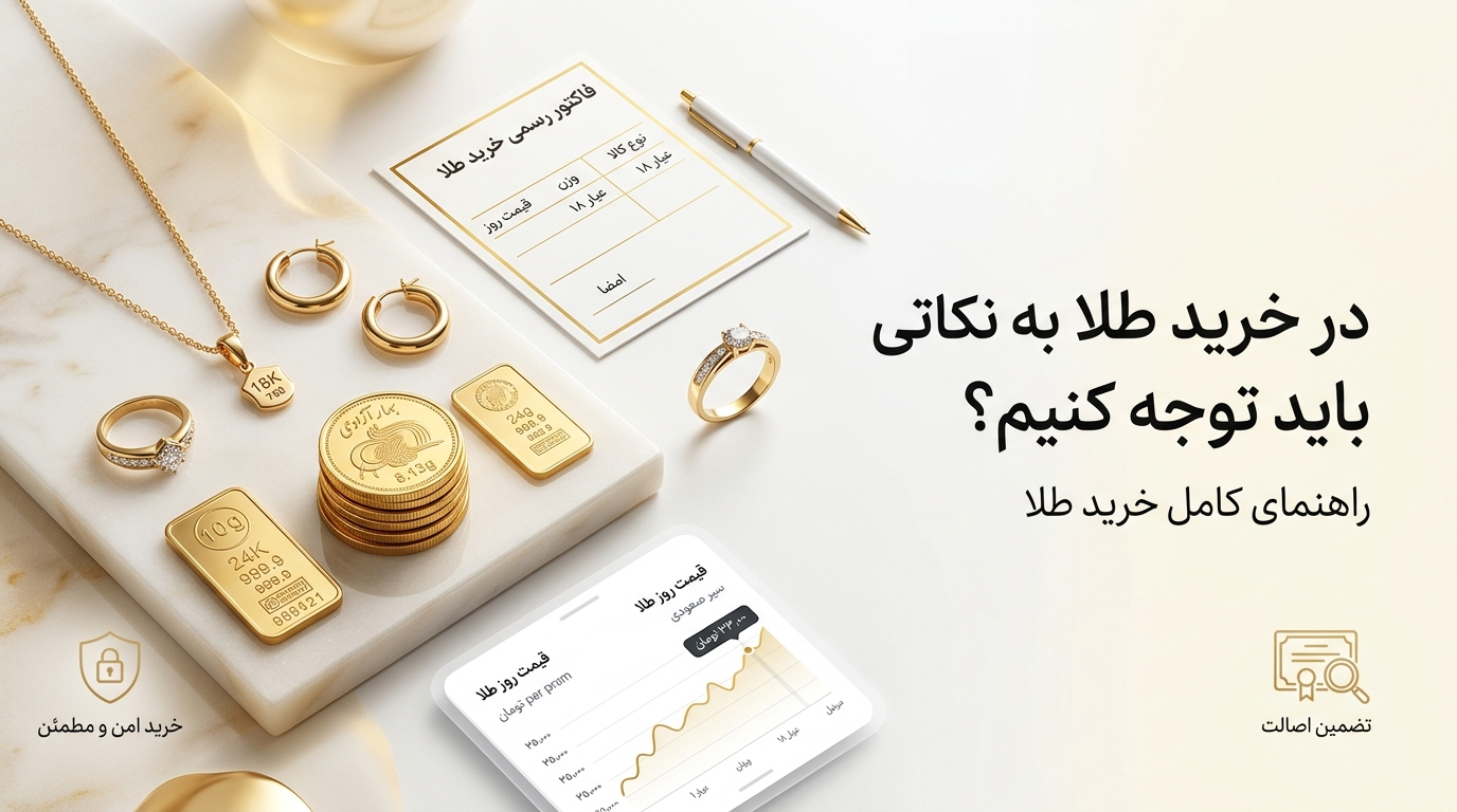 برای خرید طلا باید به چه نکاتی توجه کنیم؟